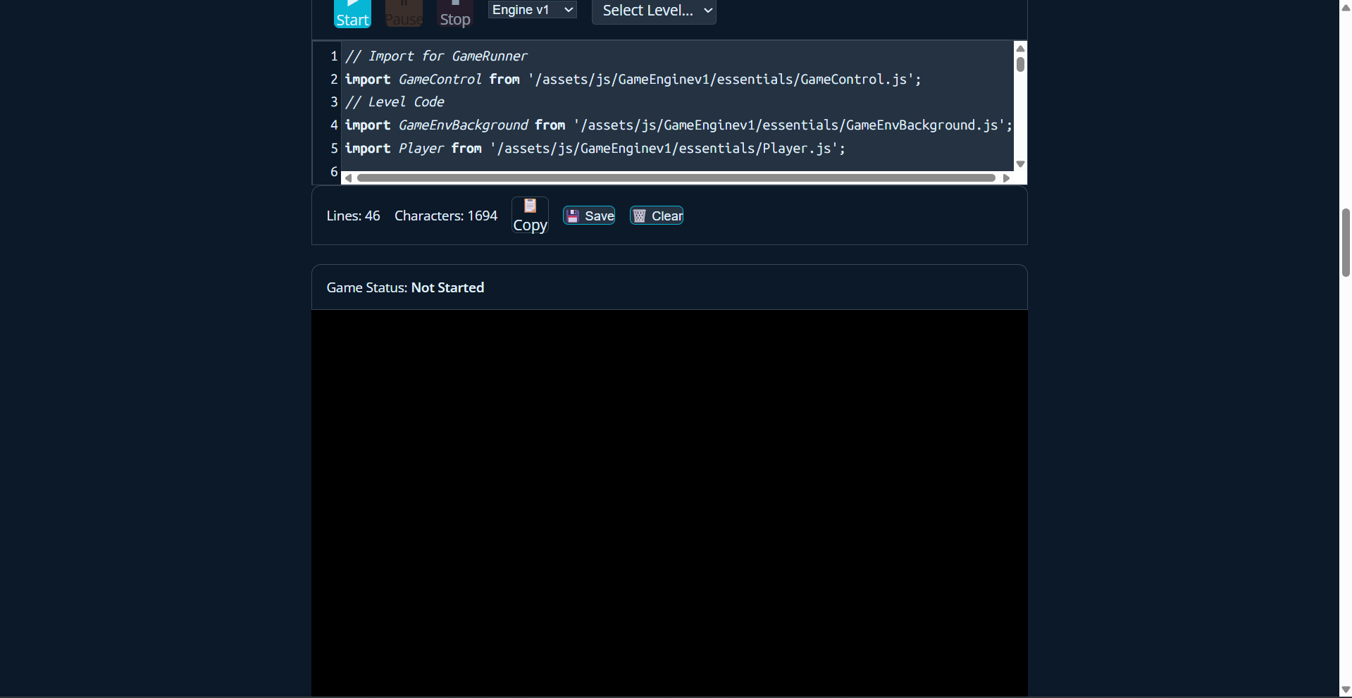 Team board screenshot 1